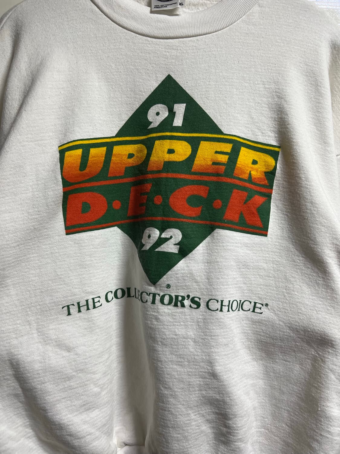 빈티지 1992 UPPER DECK 스웻셔츠 상품이미지2