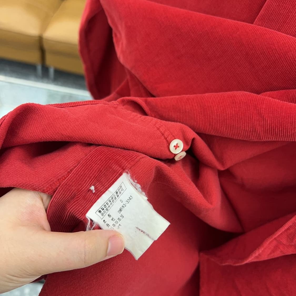 폴로 랄프로렌 자수로고 골덴 코듀로이 셔츠 95 C05348 상품이미지6