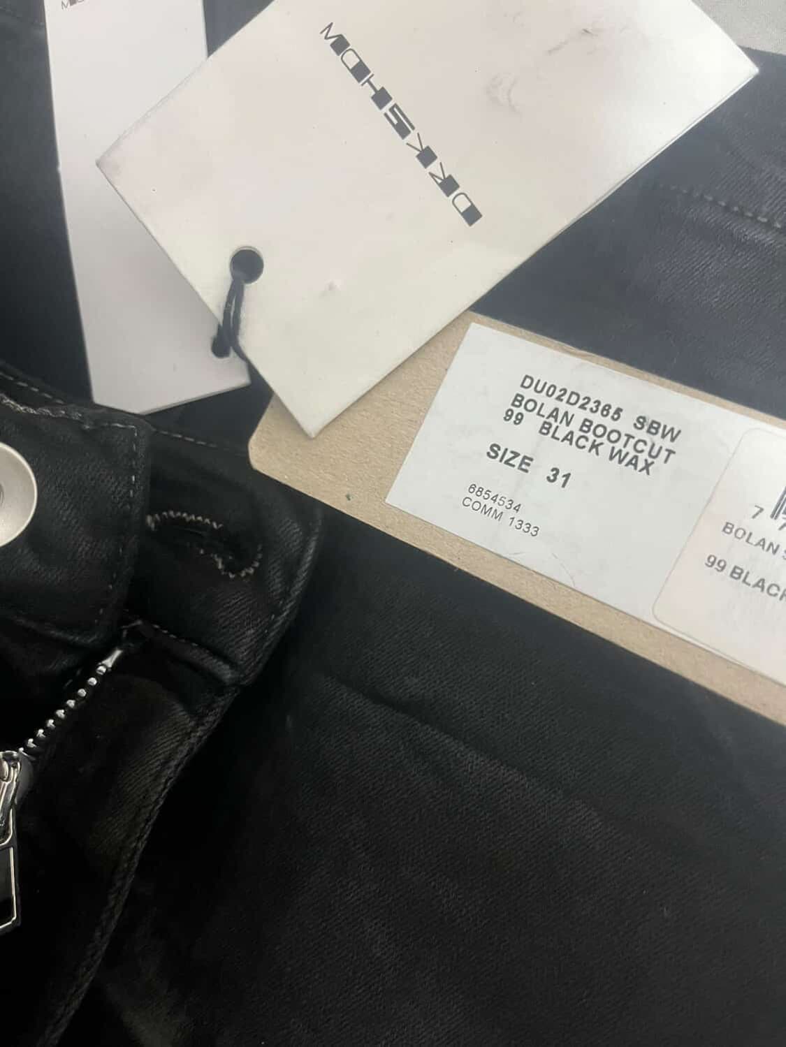 릭오웬스 볼란 sbw 31사이즈 상품이미지5