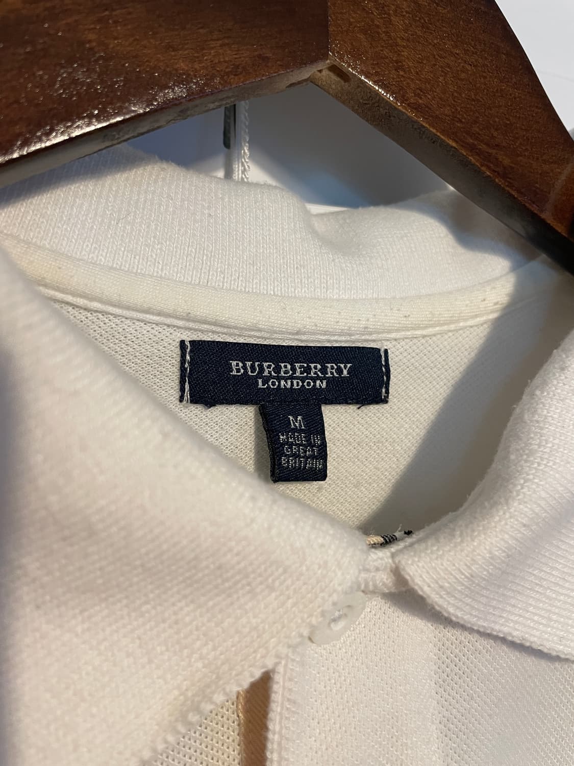 버버리 퓨어 화이트 카라티 상품이미지7