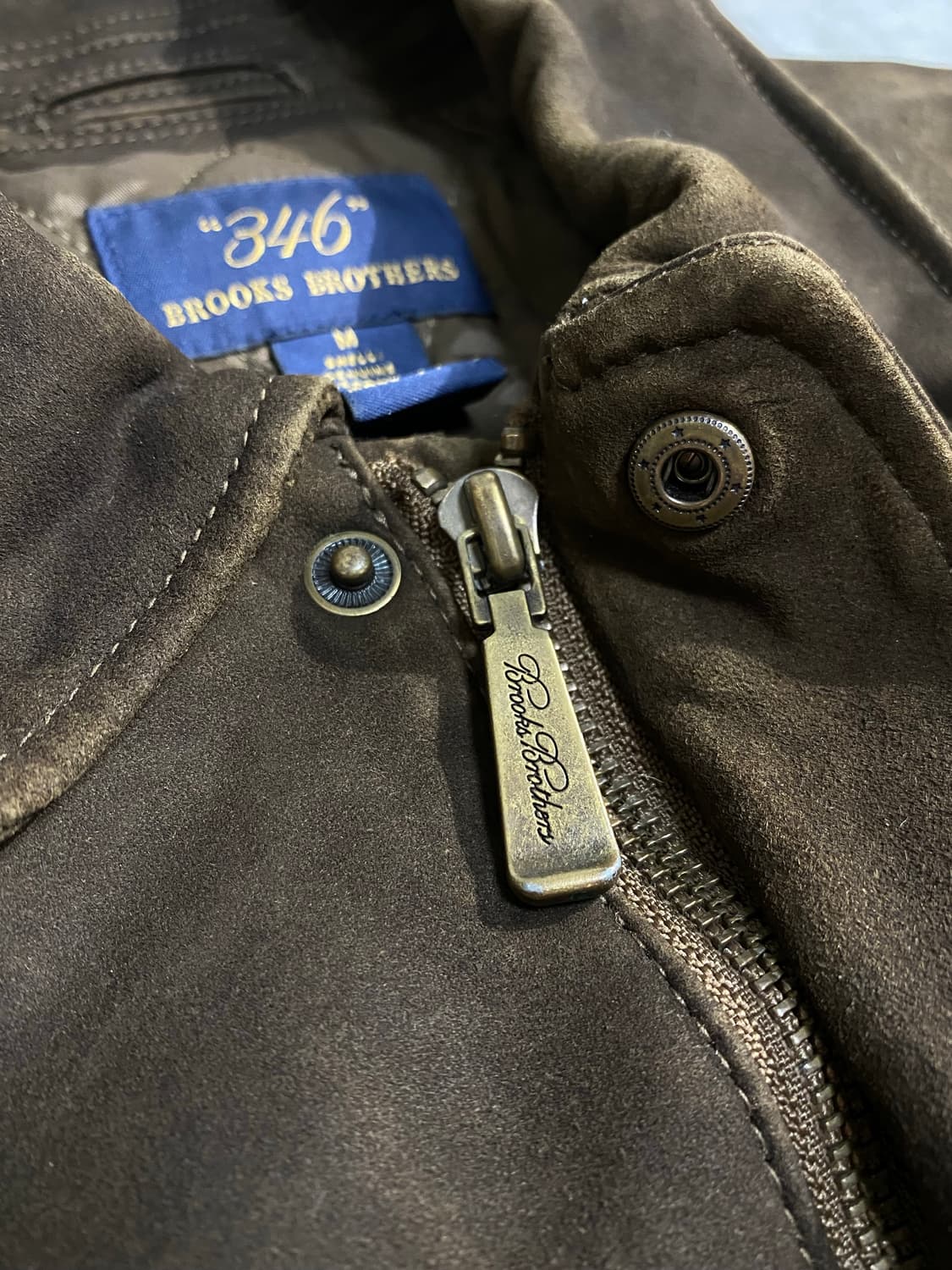 [M] Brooks Brothers 브룩스 브라더스 브라운 스웨이드자켓 상품이미지5