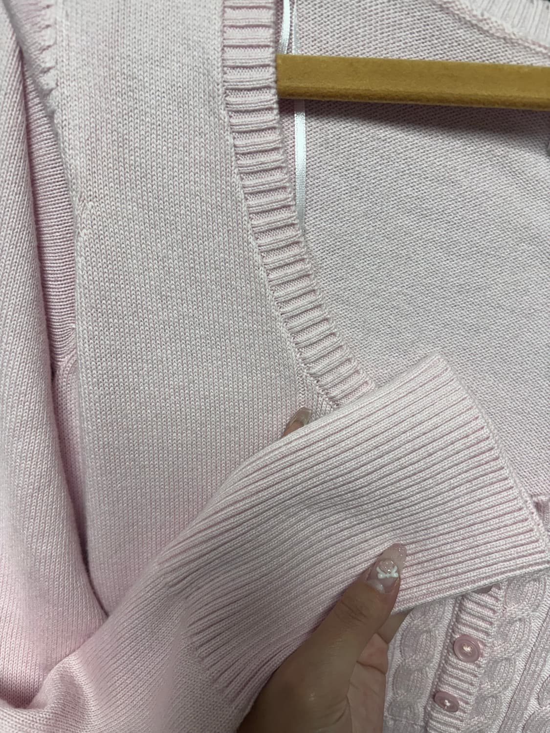 홀리스터 딸기우유 핑크 니트 원피스 판매 상품이미지3