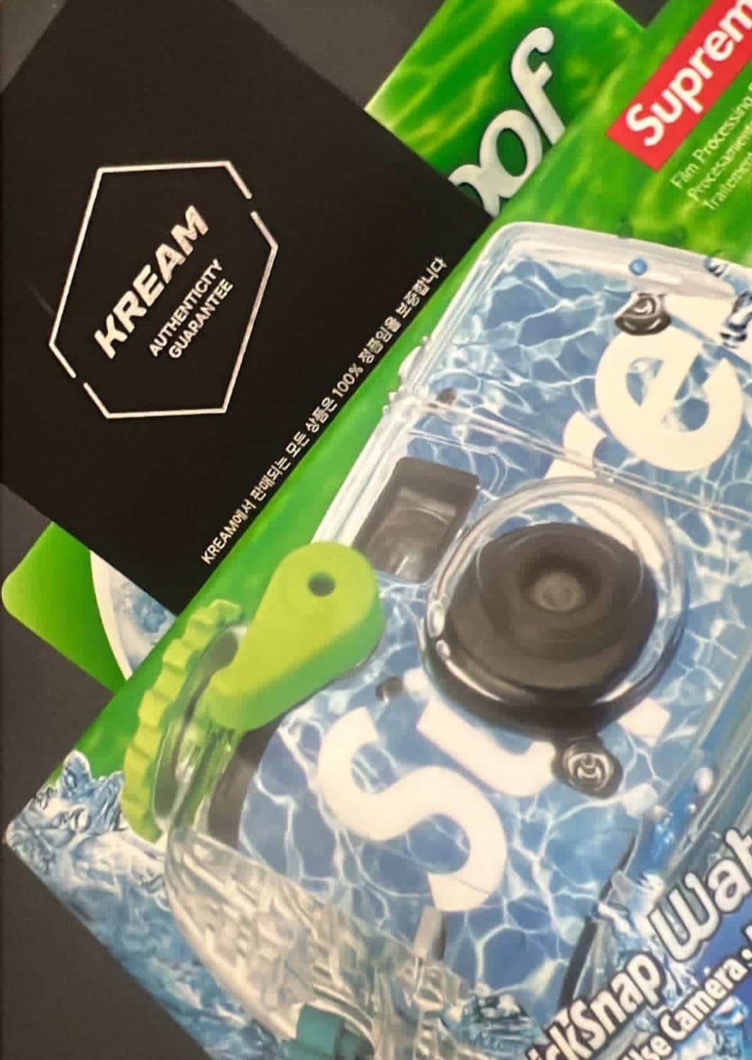 슈프림 x 후지필름 워터프루프 카메라 블루 24ss 상품이미지1