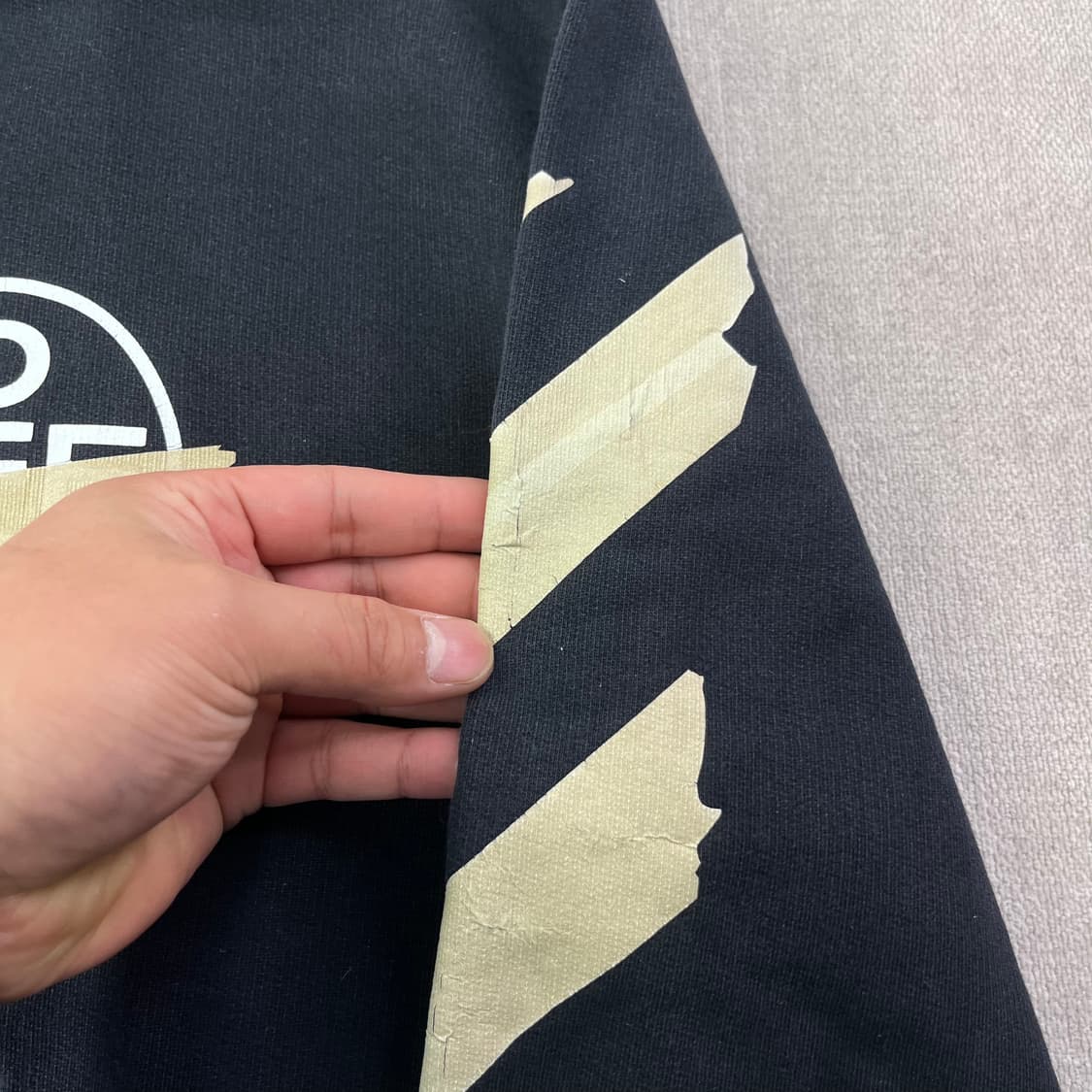 100 19f/w 오프화이트 lo 맨투맨 상품이미지5