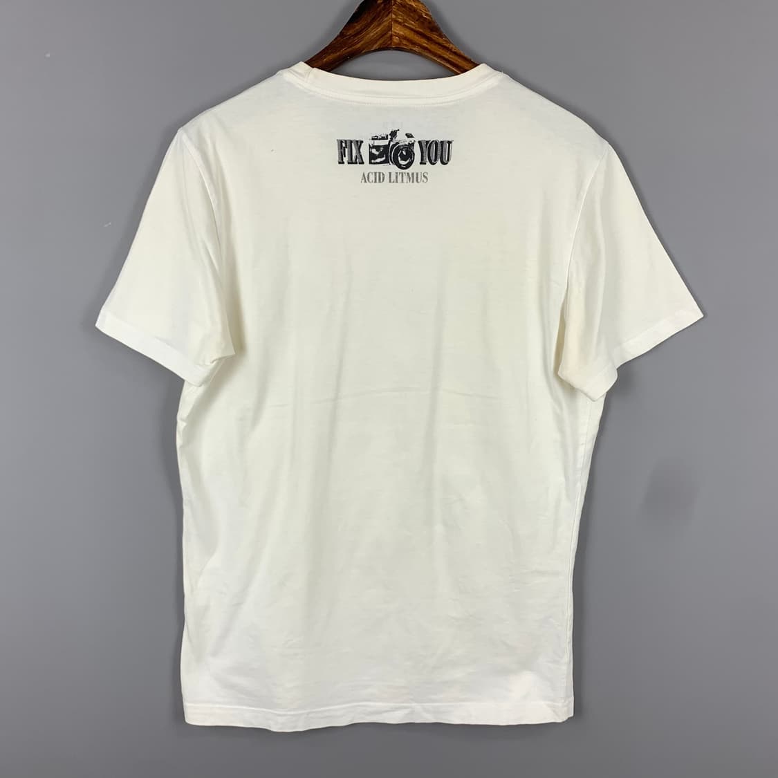 Vintage y2k 와투케 화이트 반팔 티셔츠  상품이미지3