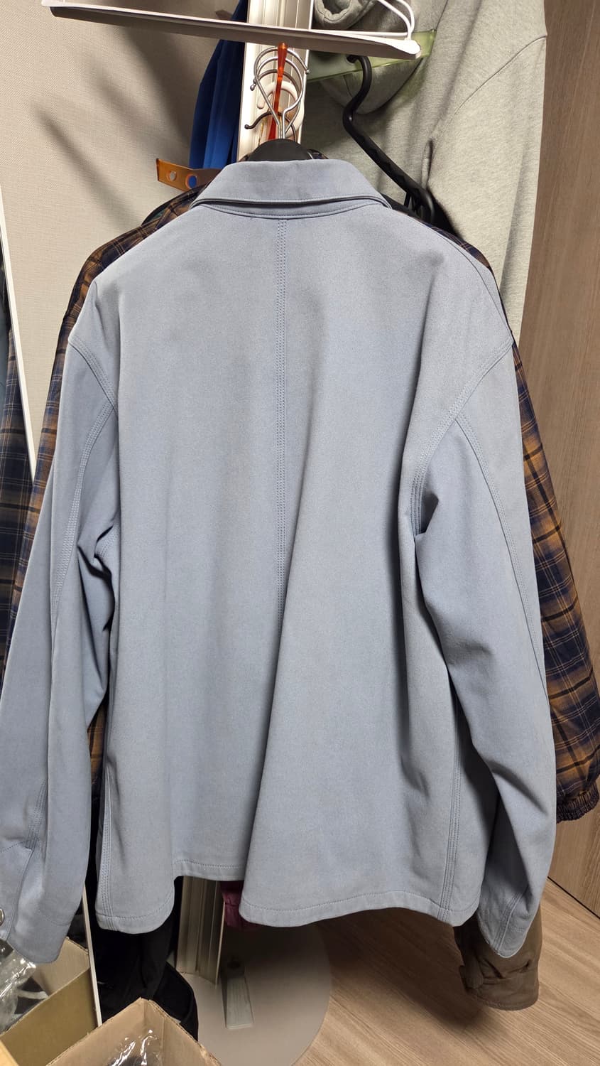 칼하트윕 스웨이드 미시건 코트 도브그레이 M 상품이미지3