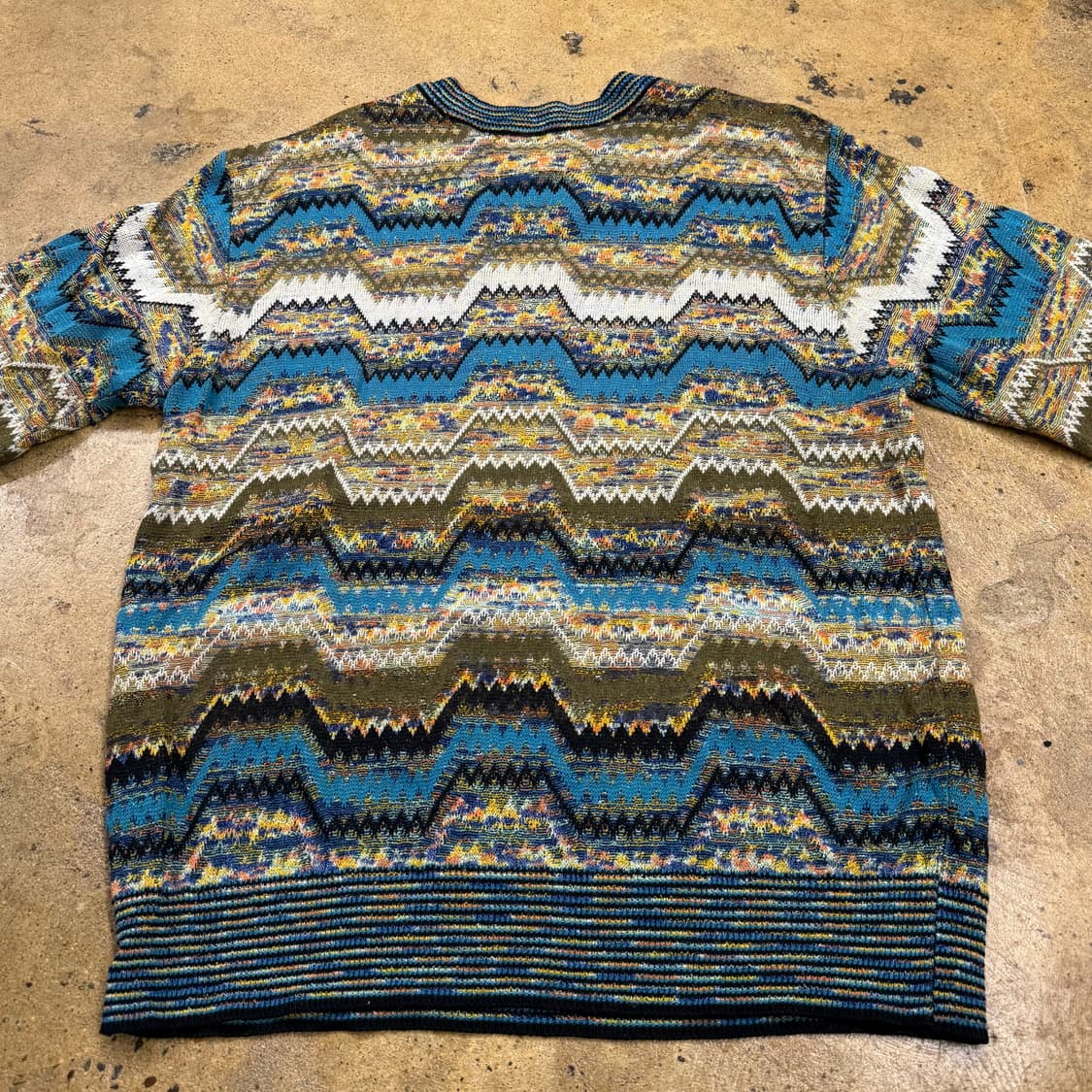 [정품] 미쏘니 멀티컬러 패턴 니트 스웨터 b19 상품이미지4