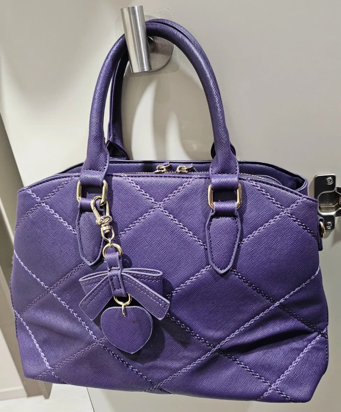 피에르가르뎅  y2k 갸루 퍼플 토트백 상품이미지2