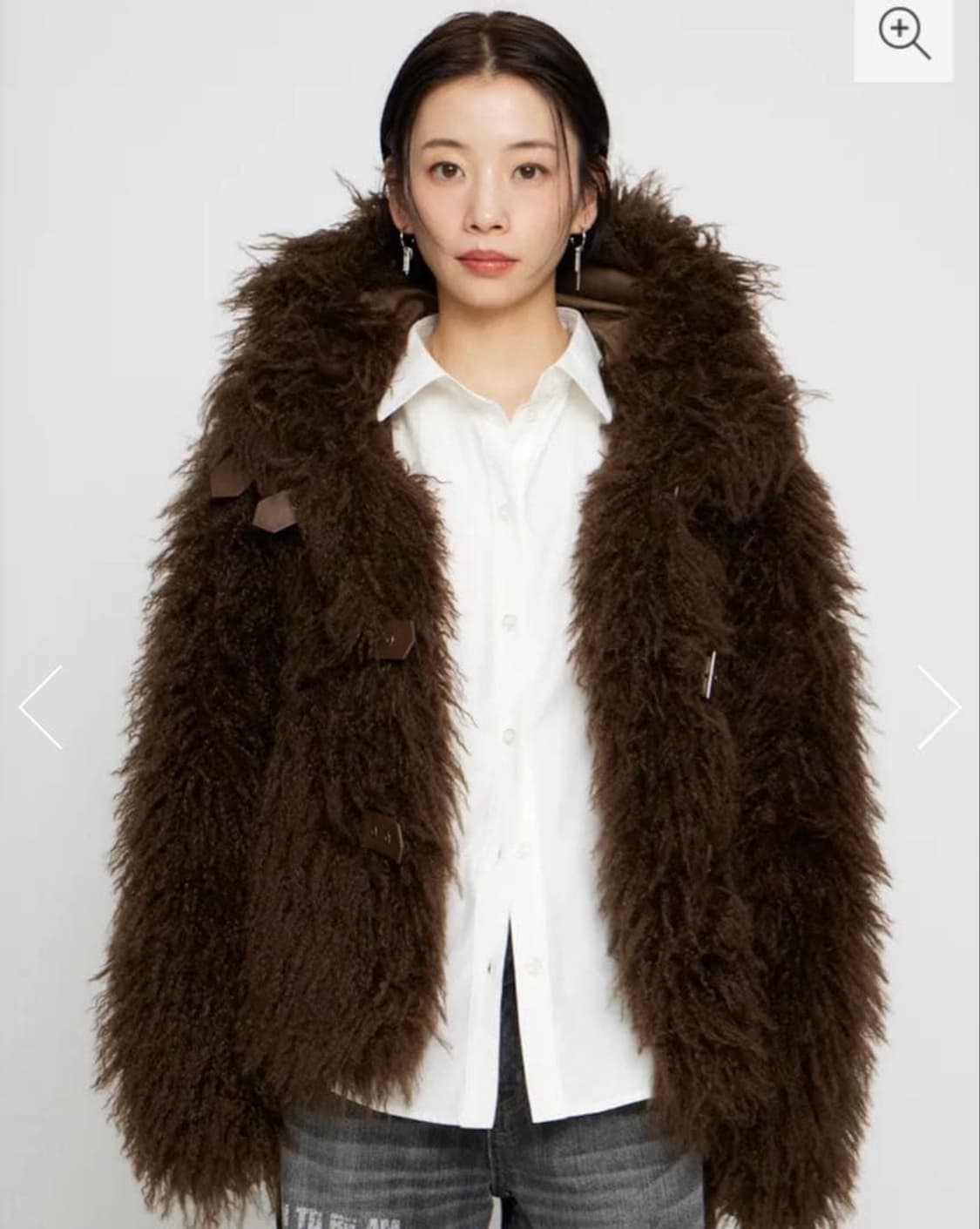 Laguagem 라구아젬 long faux fur belted 상품이미지2
