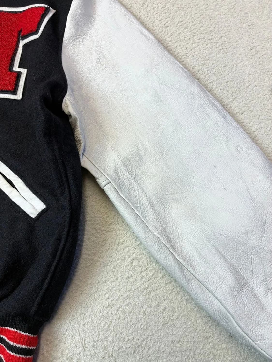 SALEM 00's USA 소가죽 바시티 자켓 PN6137    상품이미지5