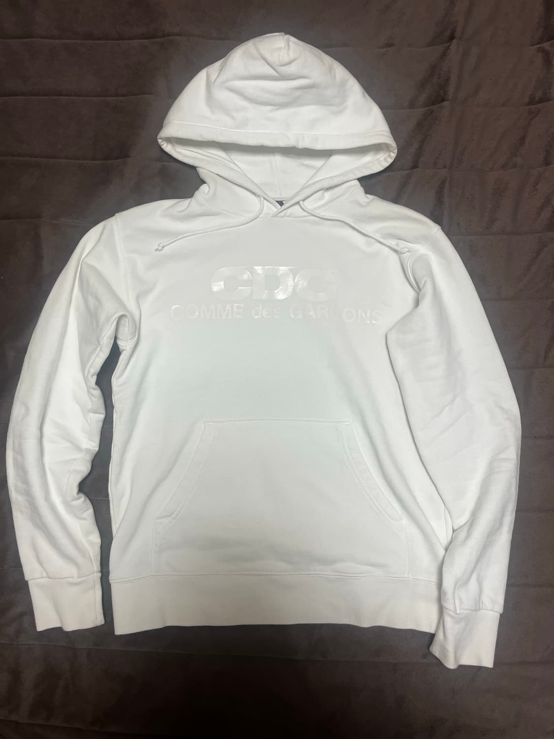 CDG 화이트 후드티 상품이미지2