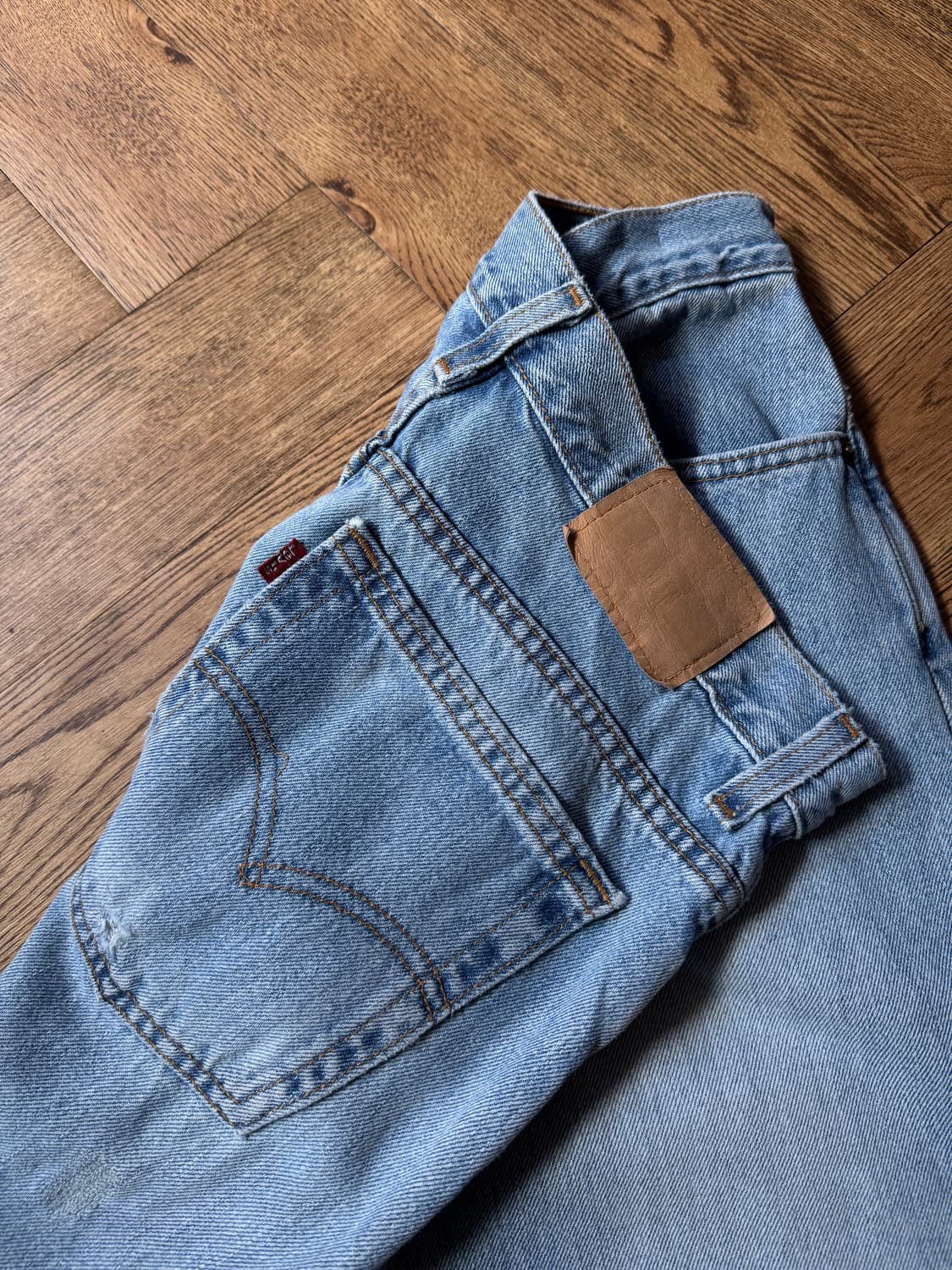 [31]90's 리바이스 Made in USA 505 데님 팬츠 상품이미지3