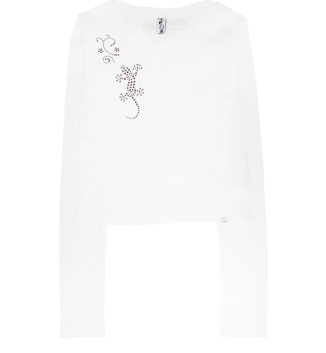 Eessay lizard t 도마뱀 큐빅 티셔츠 상품이미지1