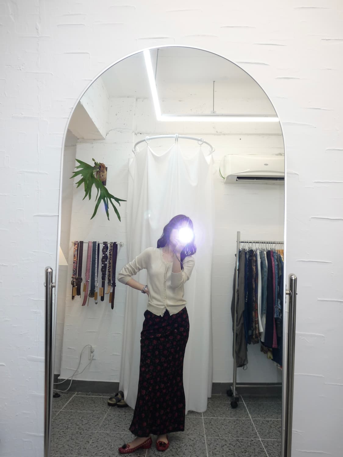 Rose rose long skirt 상품이미지2