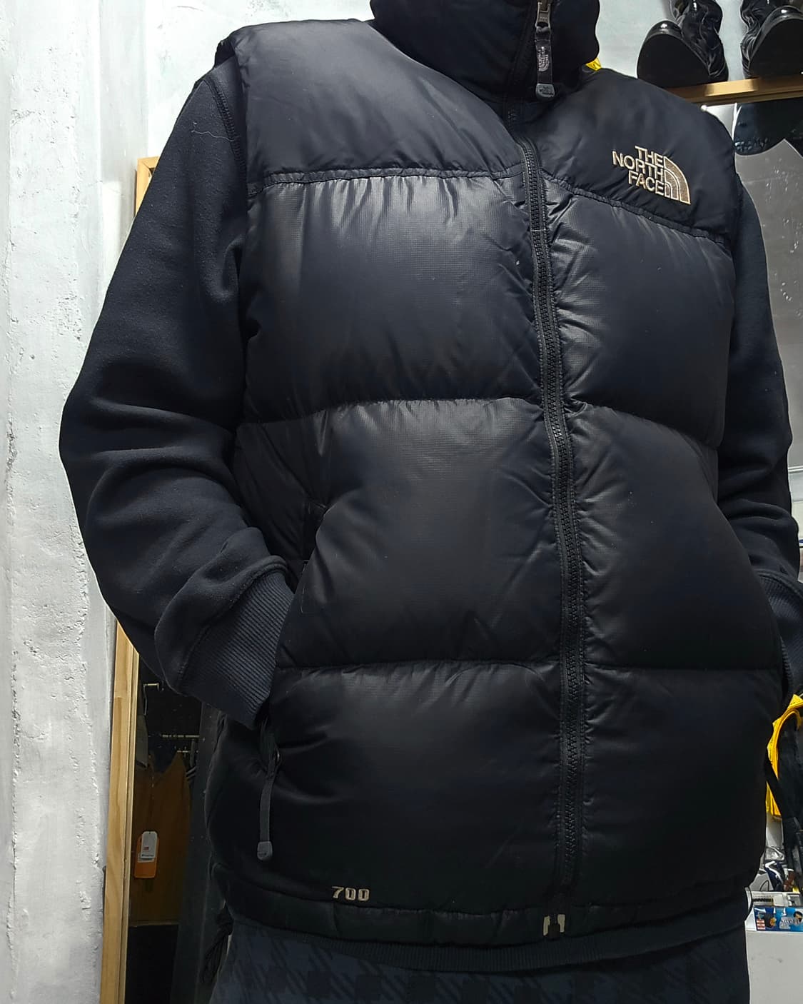 노스페이스 700 블랙 눕시패딩 조끼 100size 상품이미지1