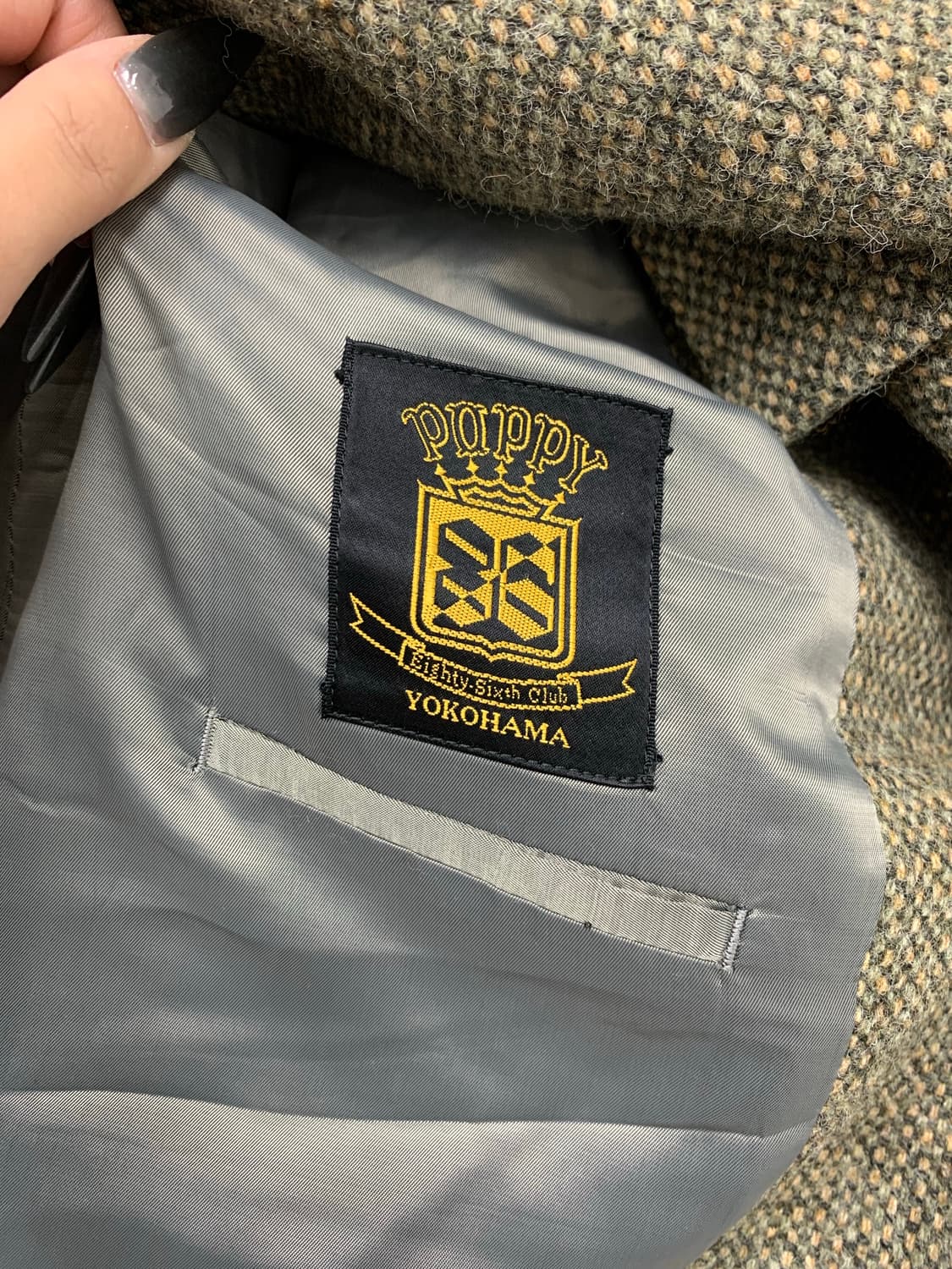 Harris tweed 체크 블레이저 #282 상품이미지4