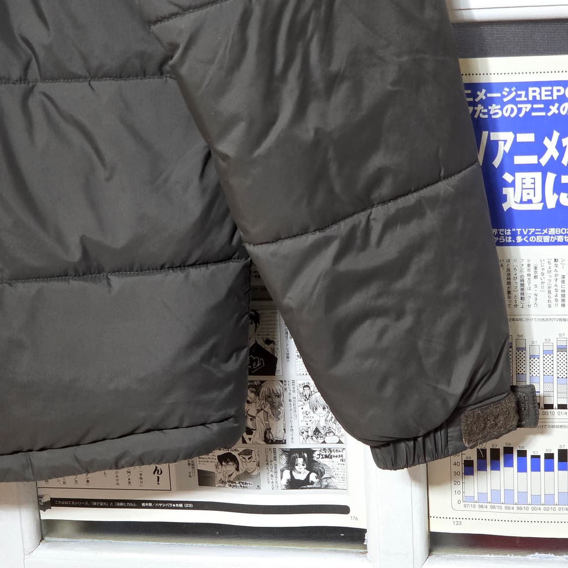 디키즈 카키그레이 미니 로고 후드 패딩 상품이미지8