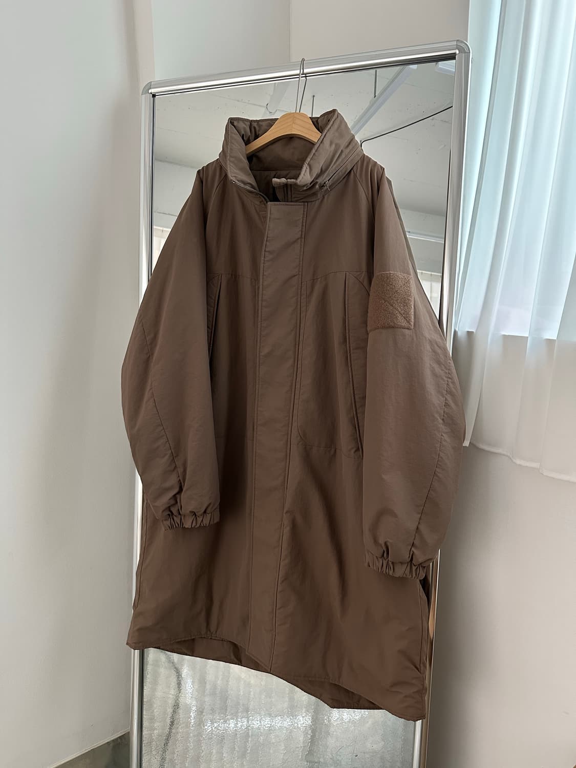 BeAMS 빔즈 몬스터 파카 밀리터리 자켓 모즈 코트 브라운 L 상품이미지1