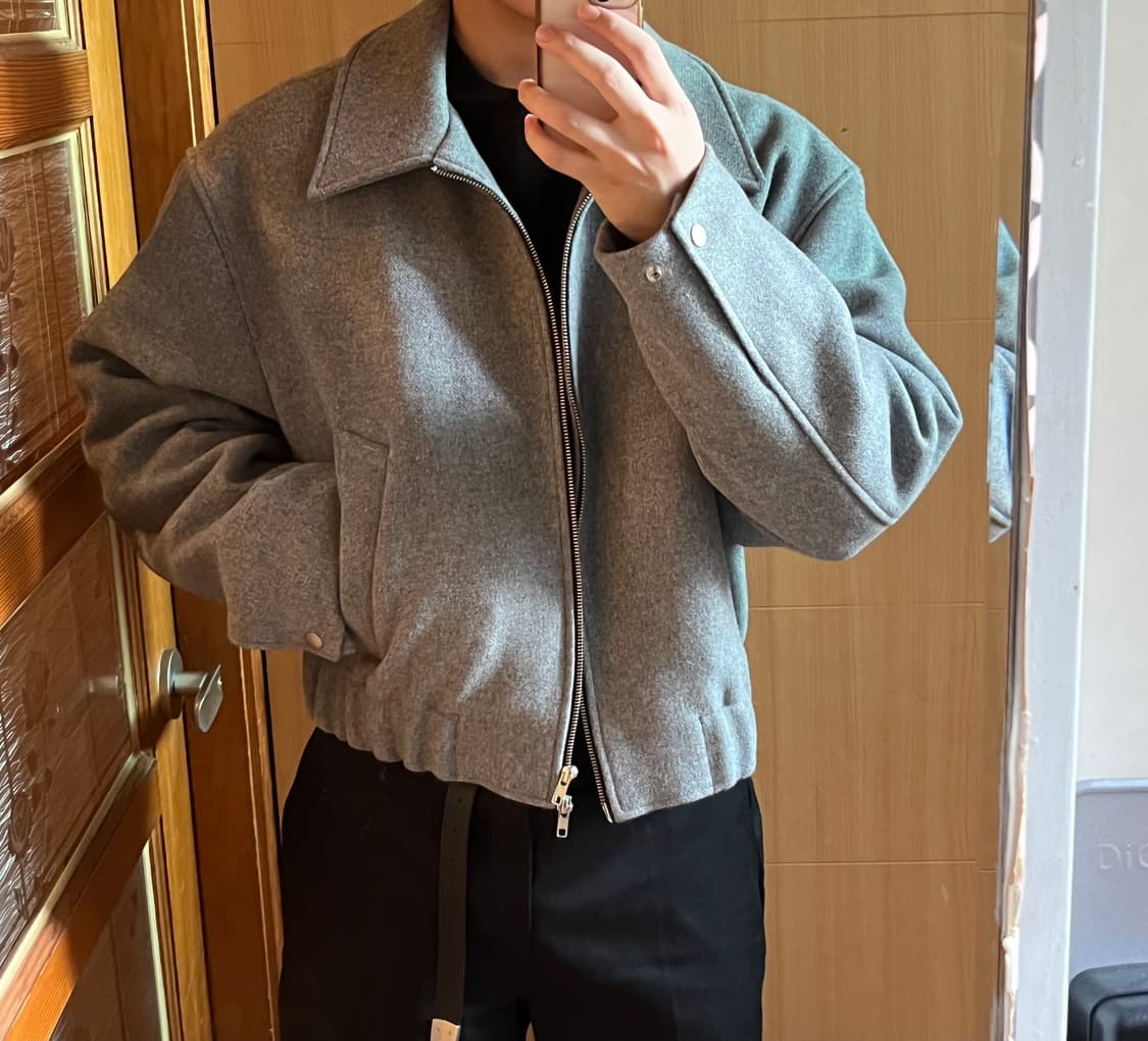 mjd 울 크롭 자켓 L 상품이미지2