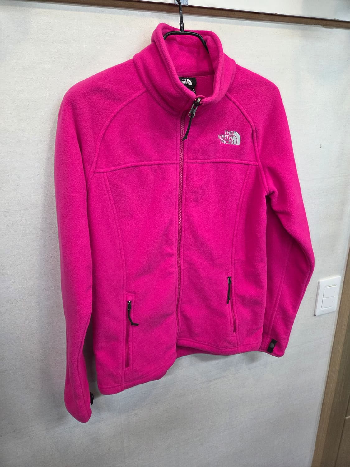 노스페이스 여성 플리스 집업자켓 m 딥핑크 상품이미지5