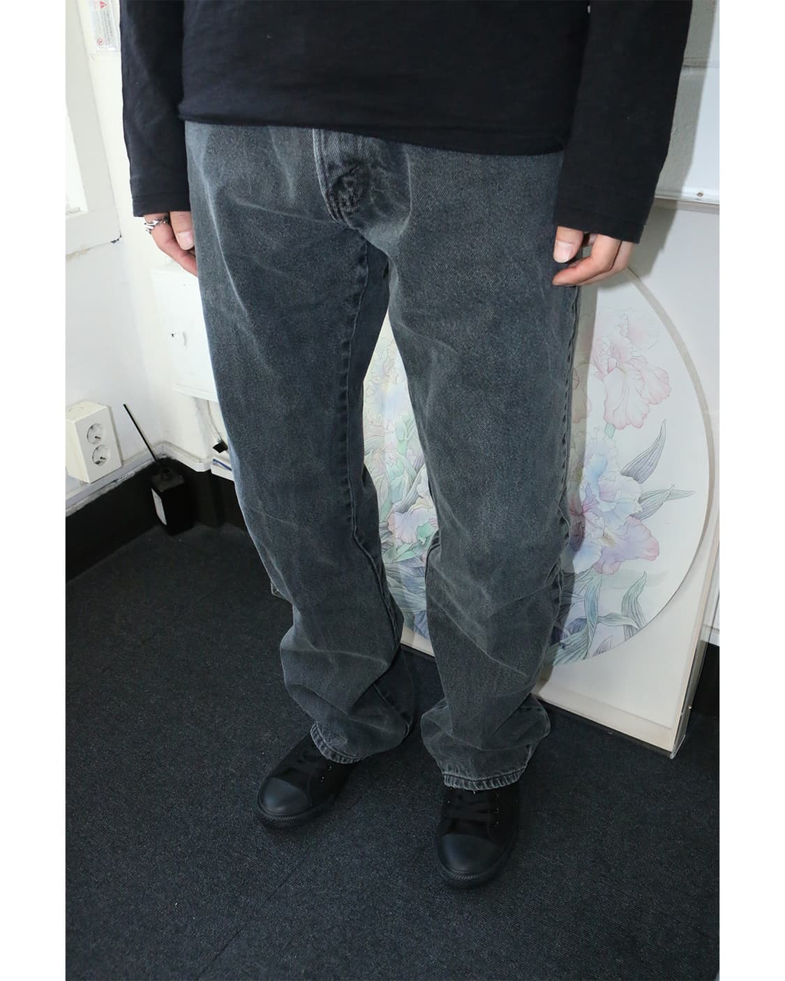 요지야마모토 Ground Y 블랙 스니커즈 상품이미지2