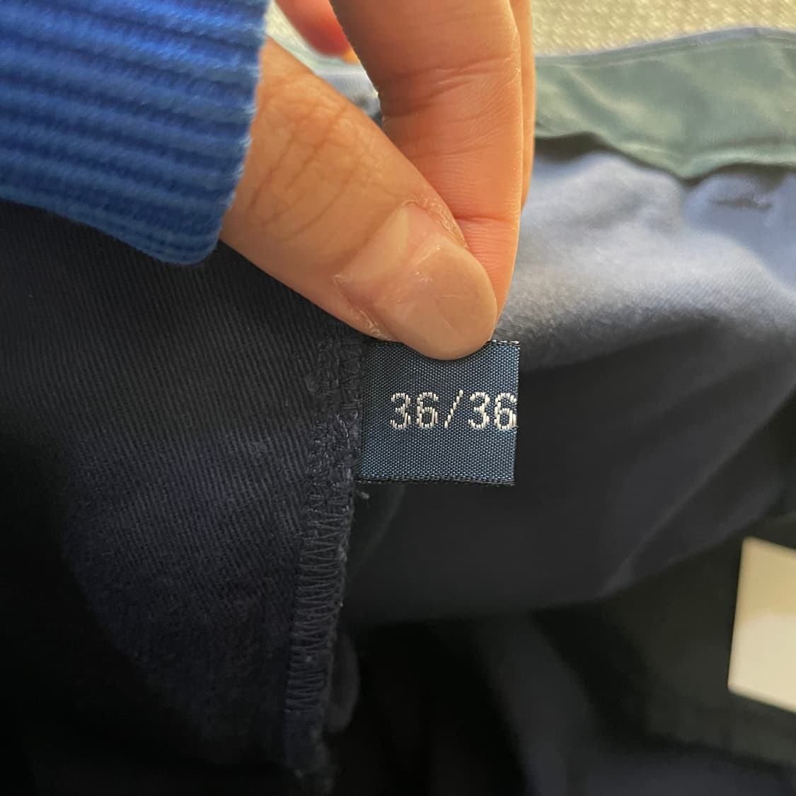 (36) 폴로랄프로렌 네이비 핀턱 코튼 팬츠 상품이미지4