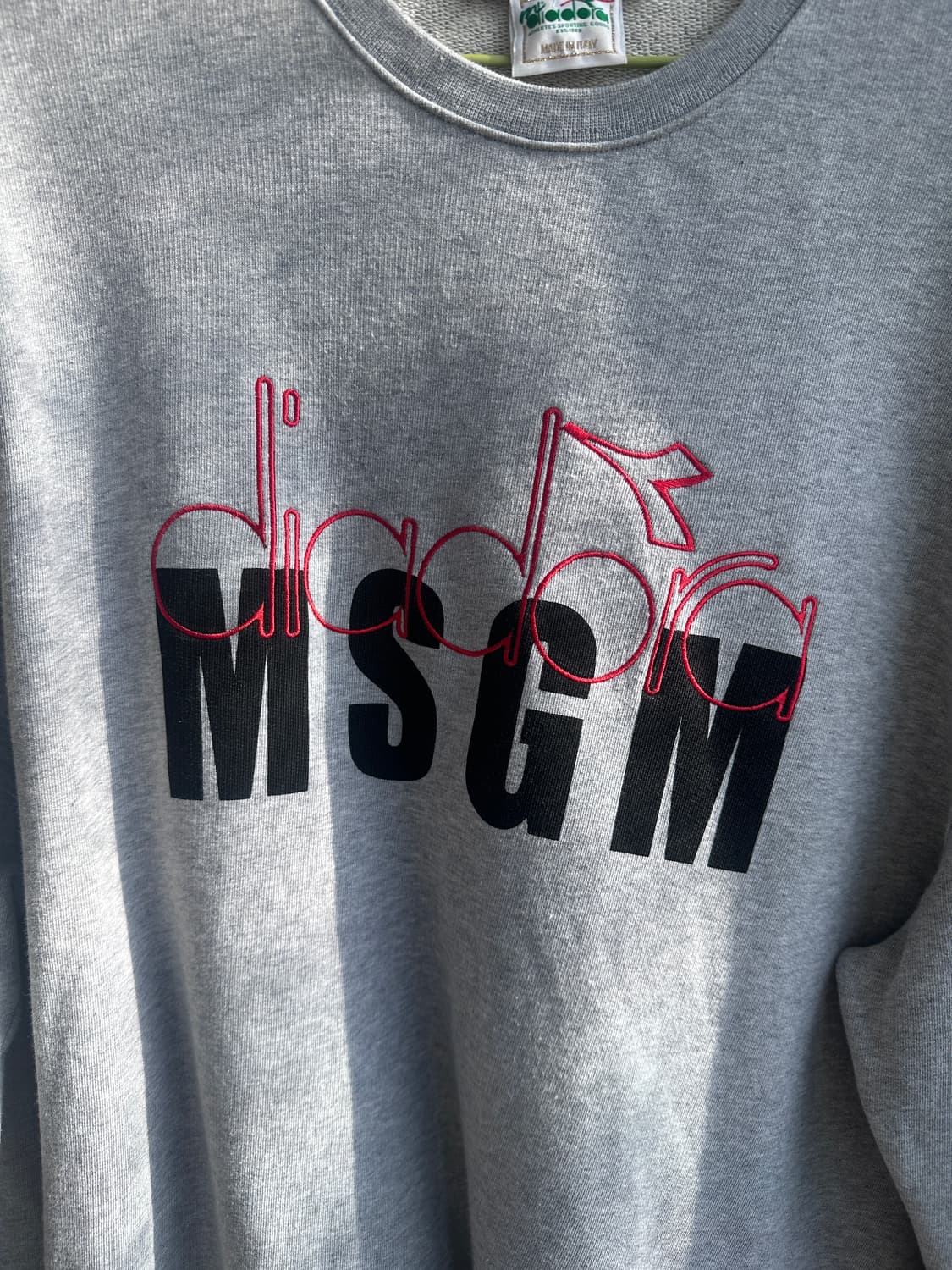 Msgm 디아도라 콜라보 스웻 사이즈 L 상품이미지2