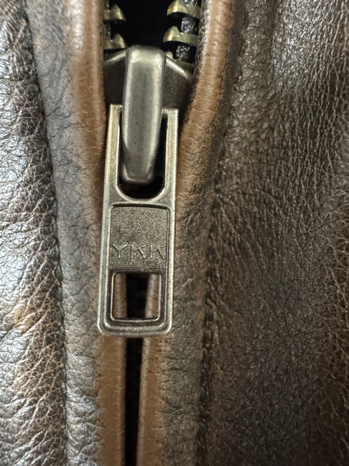 L 아메리칸이글 스포츠 브라운 레더 자켓 /뉴스보이맛 더블알엘 상품이미지6