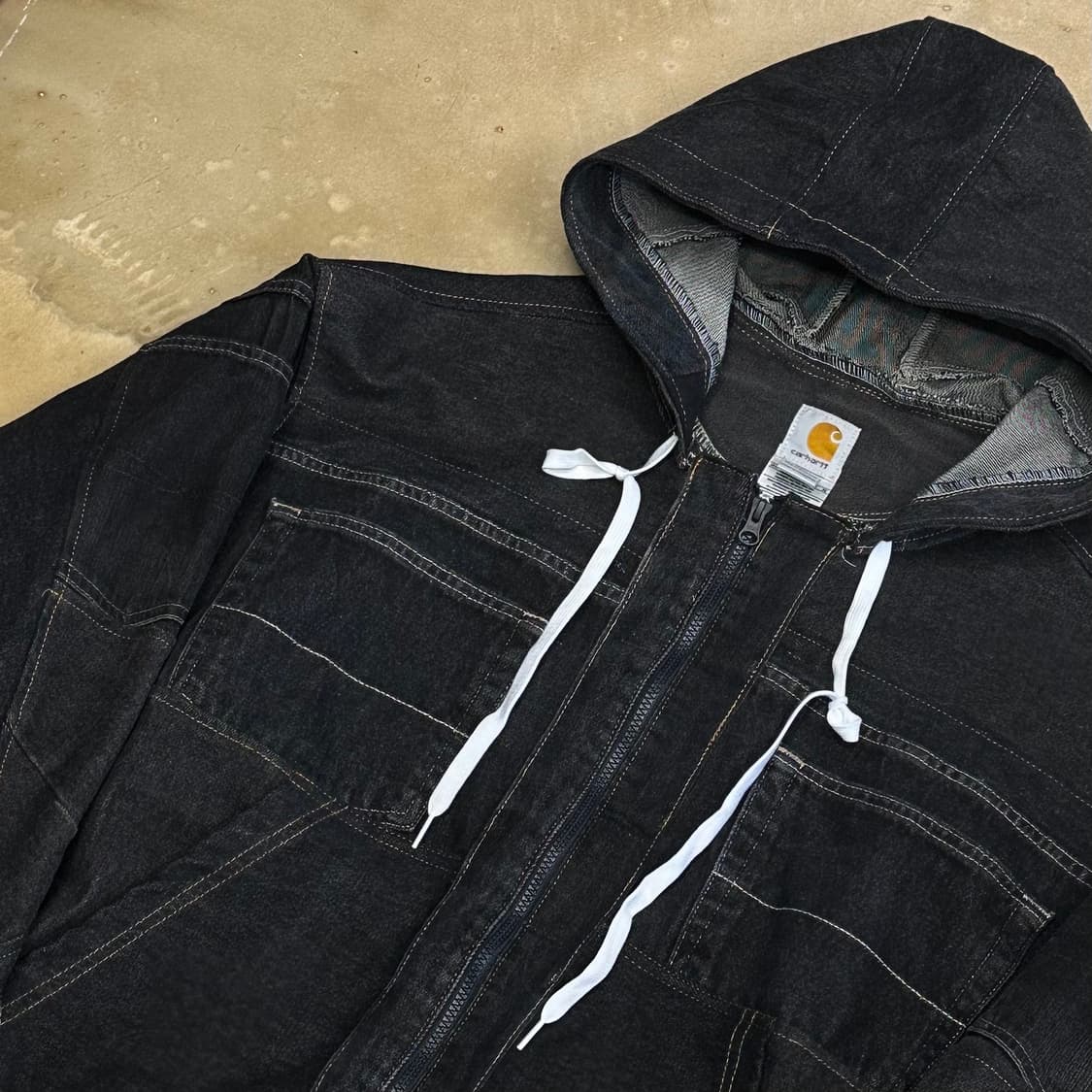 XL 칼하트 리메이크 데님 후드 자켓 상품이미지1