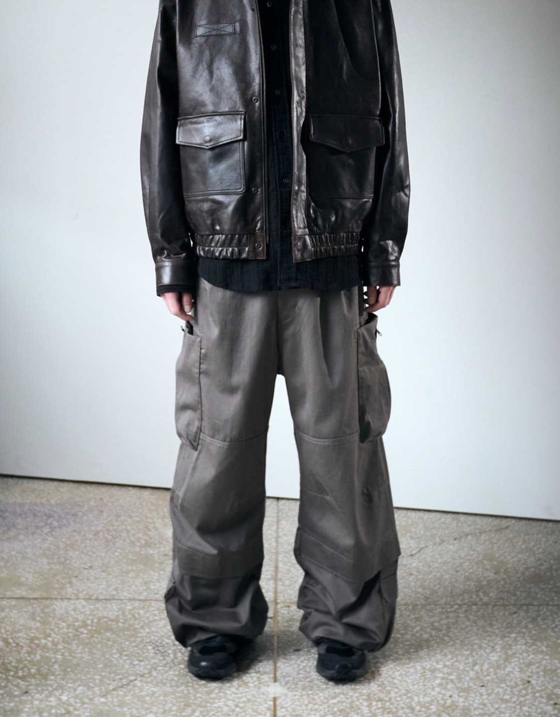 해칭룸 집 카고 워크 팬츠 머드 브라운 (M)사이즈 상품이미지1