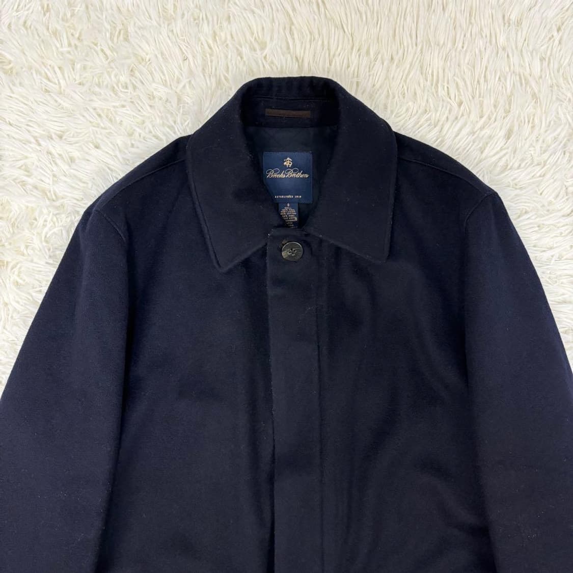 브룩스브라더스×로로피아나 네이비 코트 상품이미지3