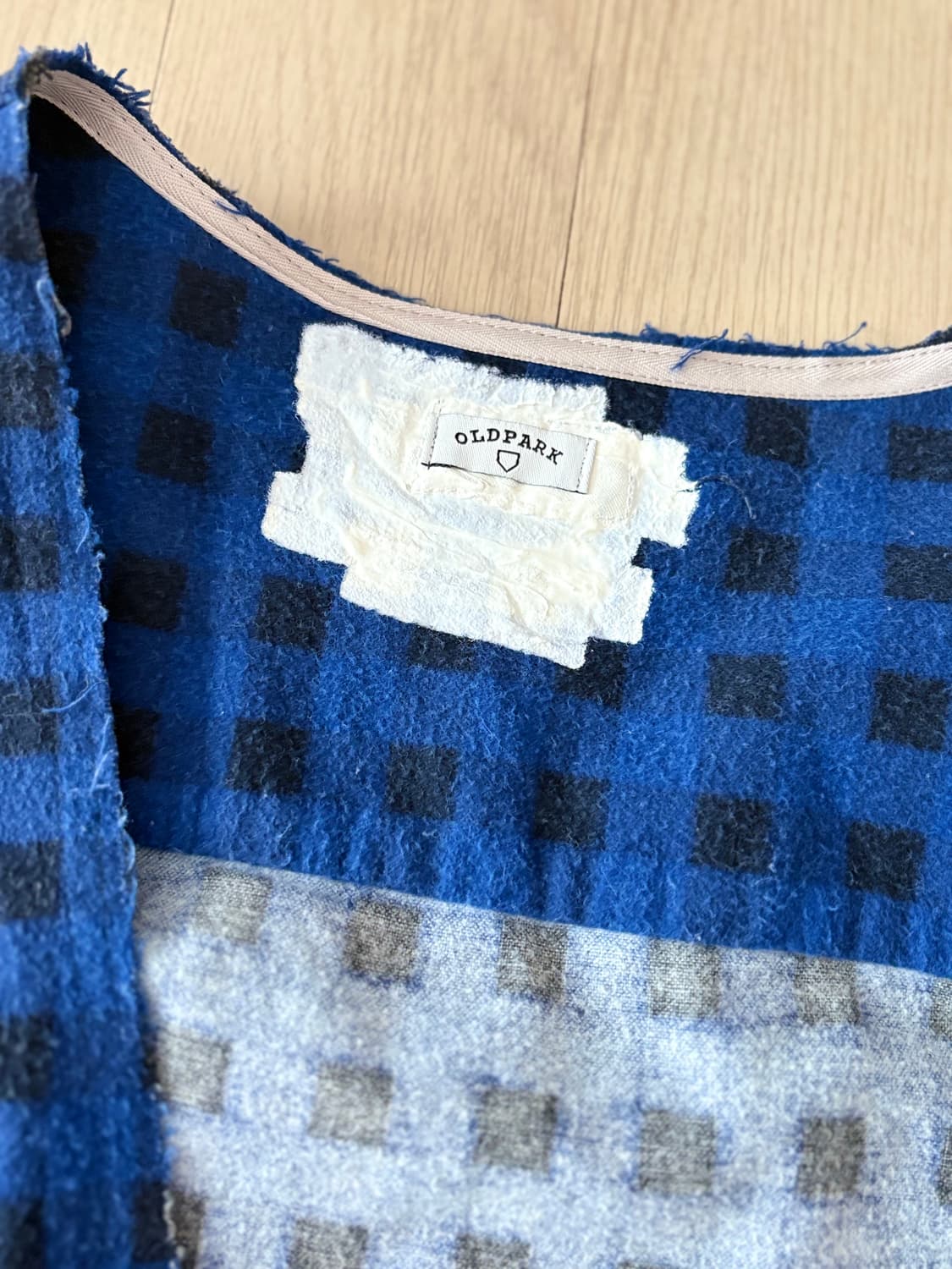 올드파크 old park 리메이크 체크셔츠 상품이미지2