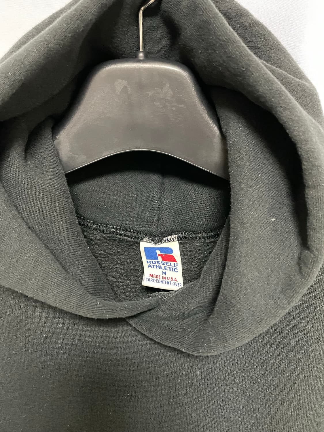 [D.O Vtg] 90s 러셀 50/50 후드 블랙(M) 상품이미지3