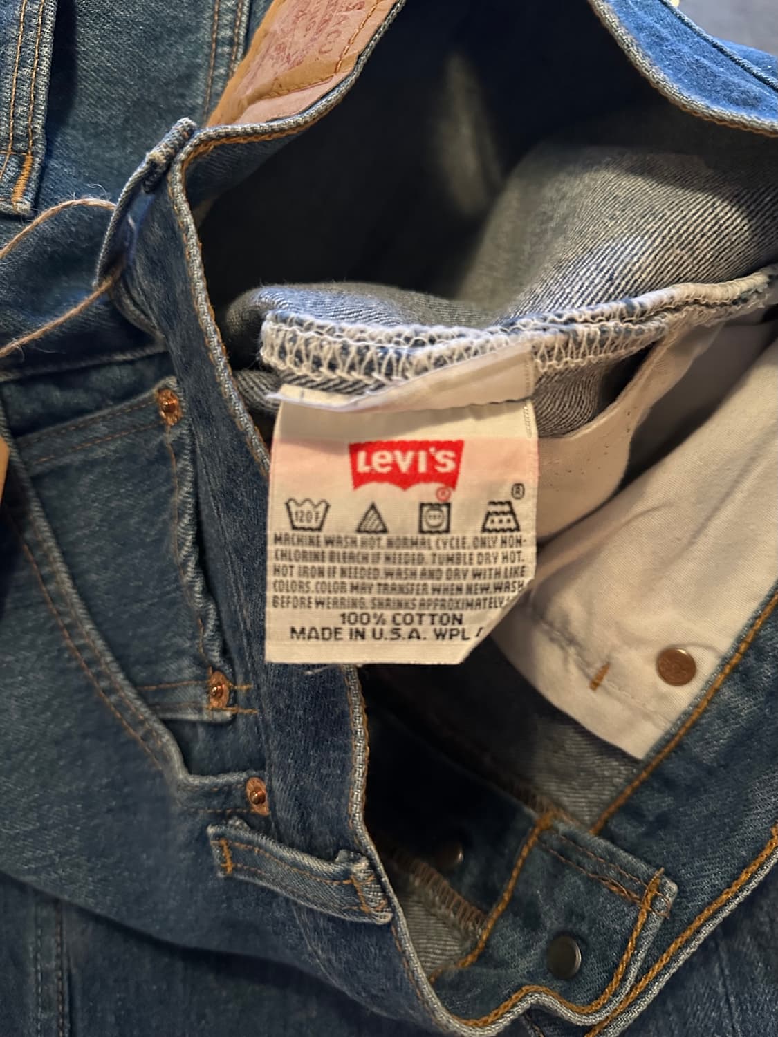 90s USA 빈티지 리바이스 501xx 데님 팬츠 상품이미지7