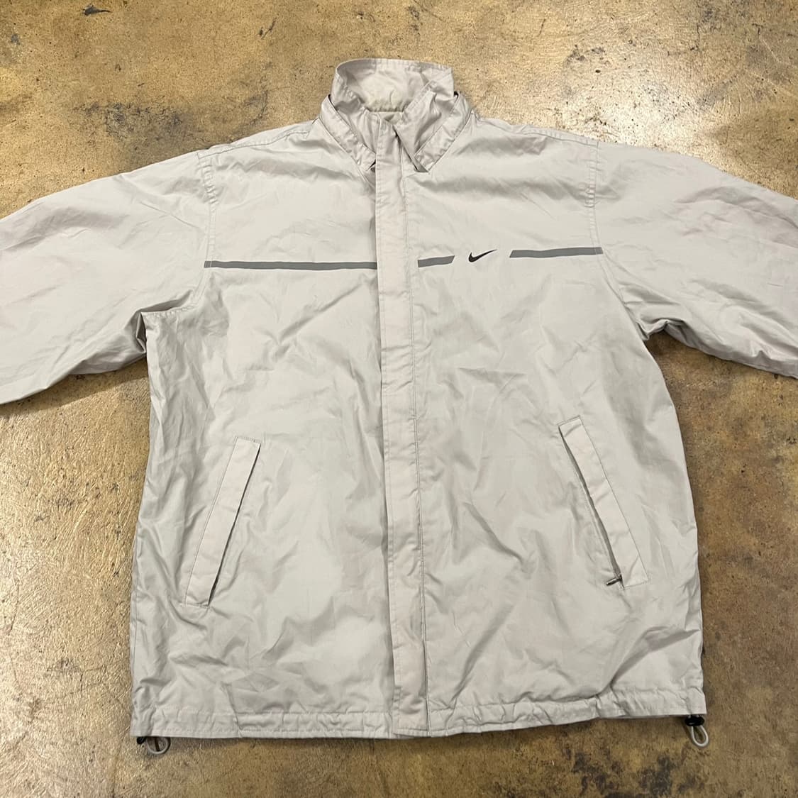 [정품/M] 나이키 바람막이 자켓 그레이 b18 상품이미지3