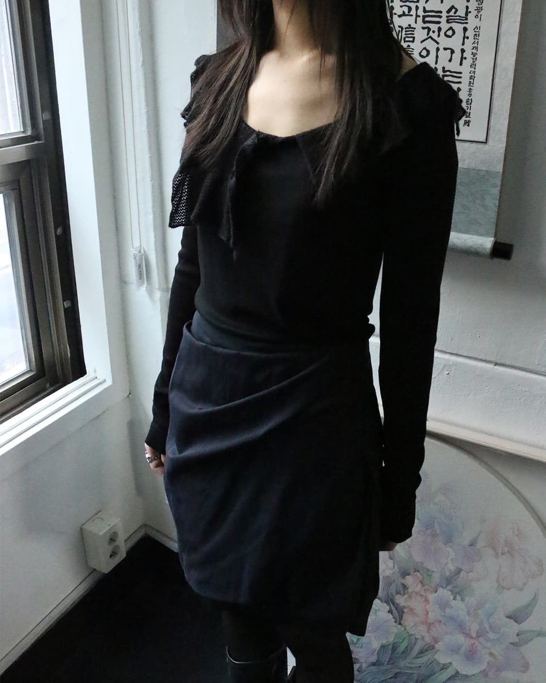 비비안 웨스트우드 러플 니트 탑 상품이미지1