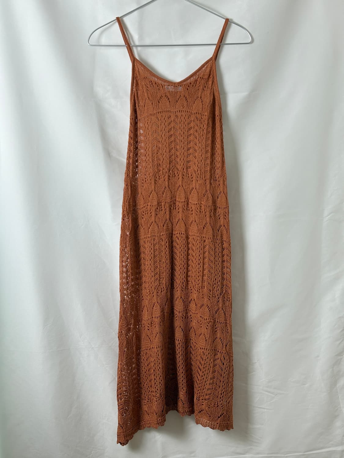 오렌지 니트 슬립 원피스 상품이미지7