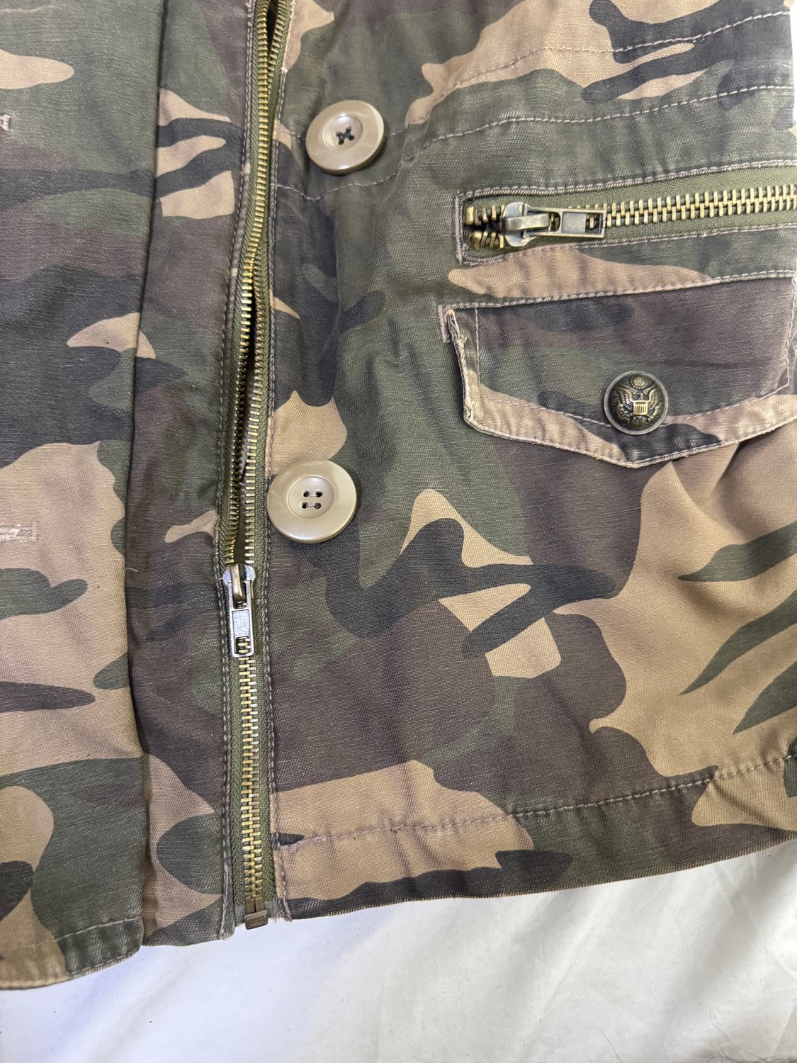 빈티지 보노 타입 멀티 포켓 카모 집업 자켓 y2k lgb goa 상품이미지8