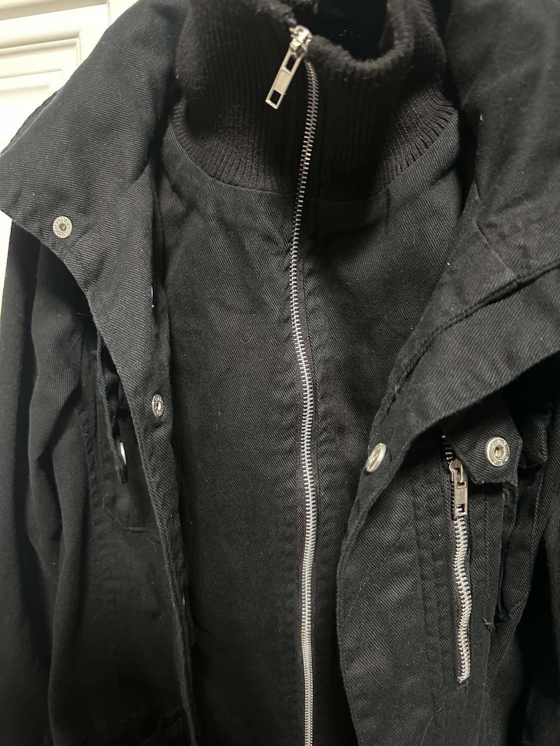 일본 빈티지 투웨이 하이넥 점퍼 상품이미지3