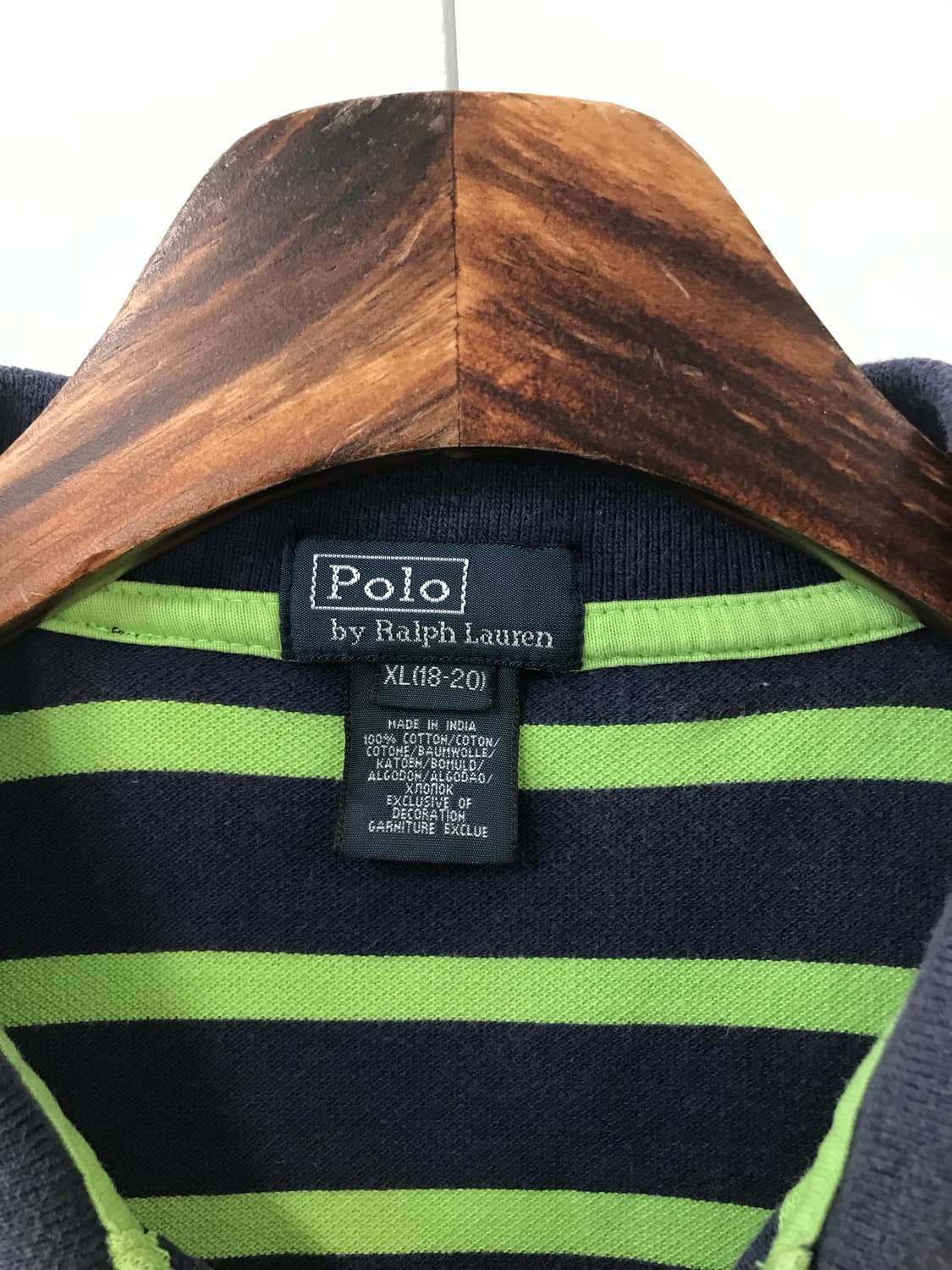 폴로 랄프로렌 빅포니 스트라이프 반팔 피케 티셔츠 상품이미지4