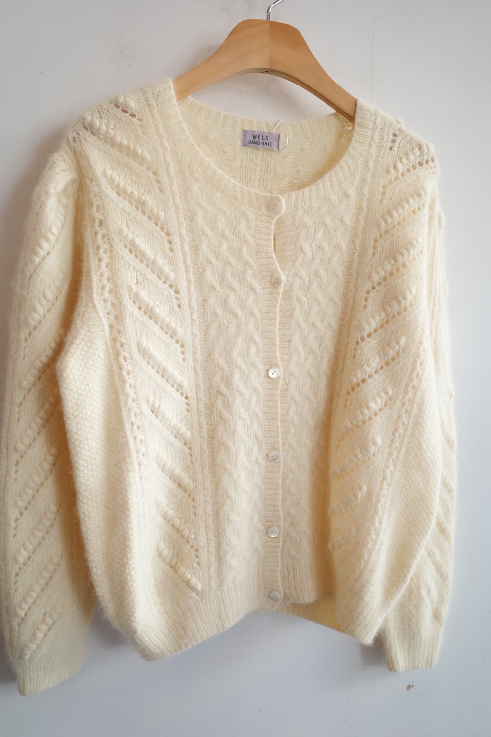 Japan brand 울 케이블 가디건  상품이미지2