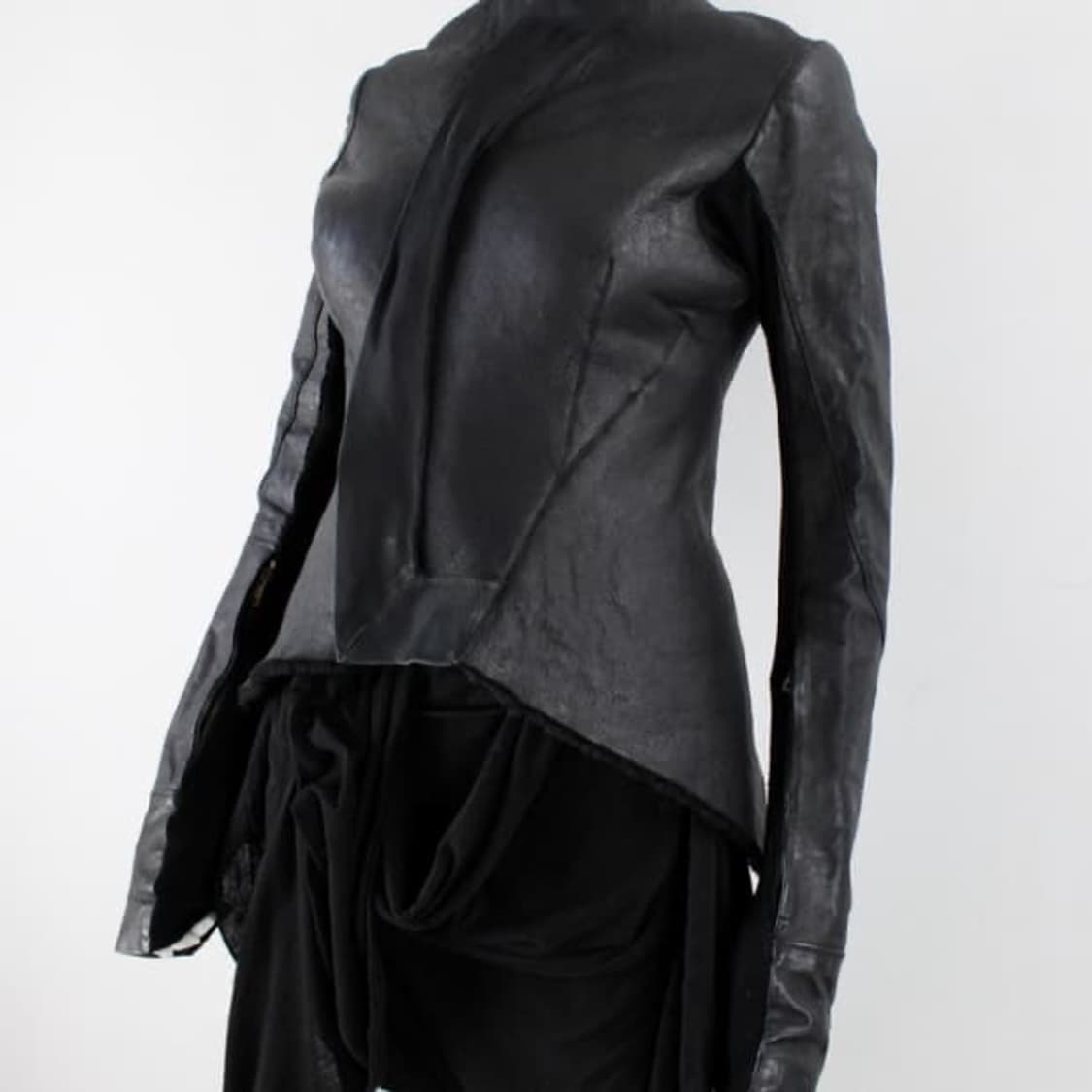 릭오웬스 09fw 램스킨 하이넥 시어링 무스탕 상품이미지7