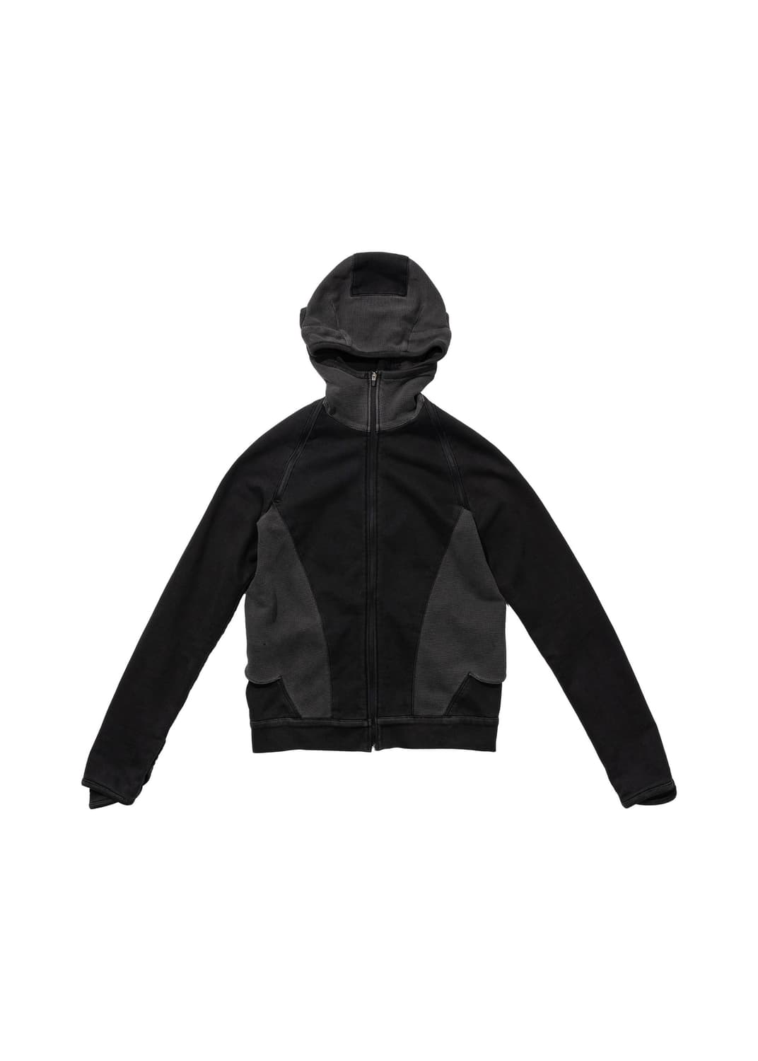 혜인서 25fw slashed zip hoodie (Charcoal) 상품이미지1