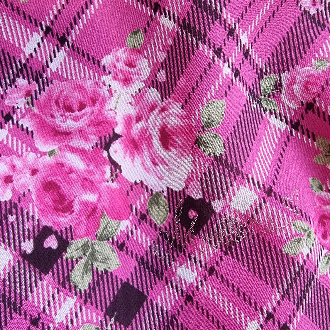 Sugar Gloss 핑크 로즈 체크 캐미솔 원피스 (MARS ) 상품이미지4