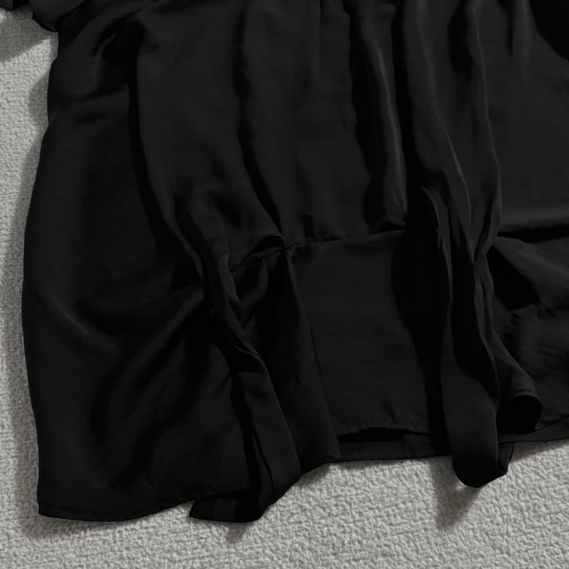 일본빈티지 액시즈팜 블랙로즈 반팔 블라우스 탑 상품이미지4