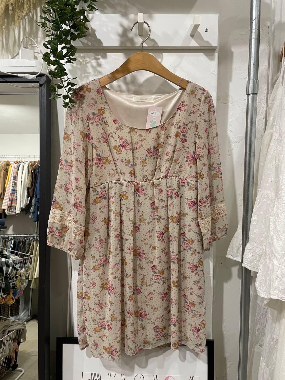 잔꽃 도트 미니 원피스 상품이미지5