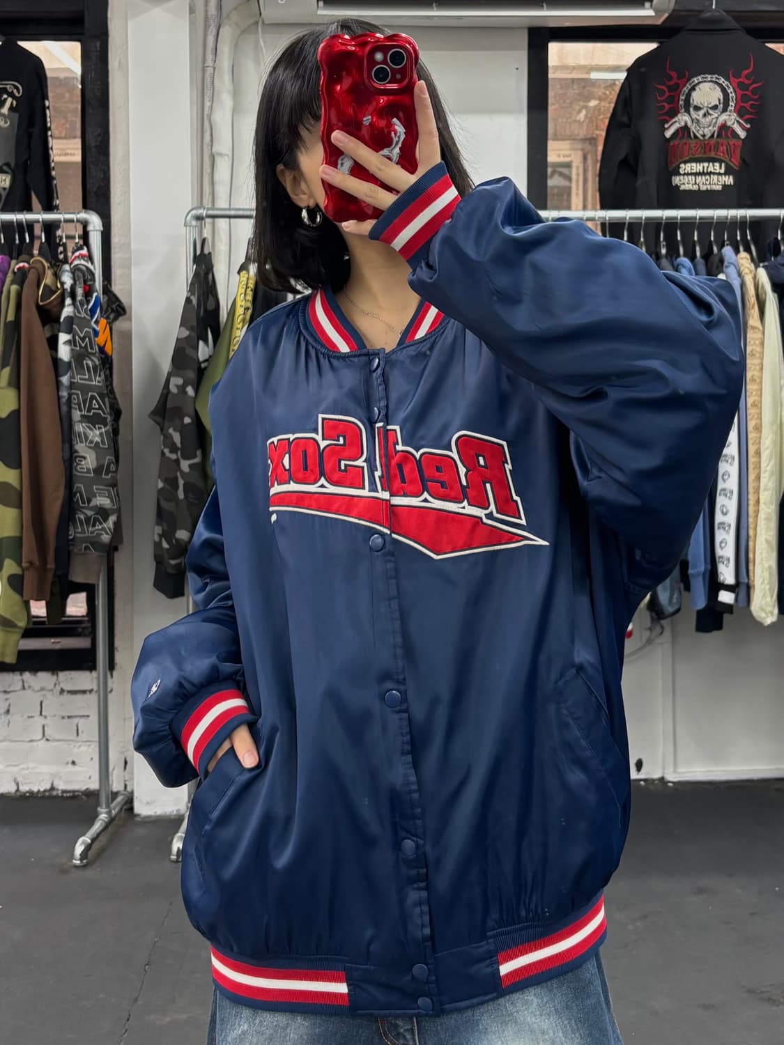 제뉴인 머천다이즈 레드 삭스 스타디움 자켓 상품이미지4