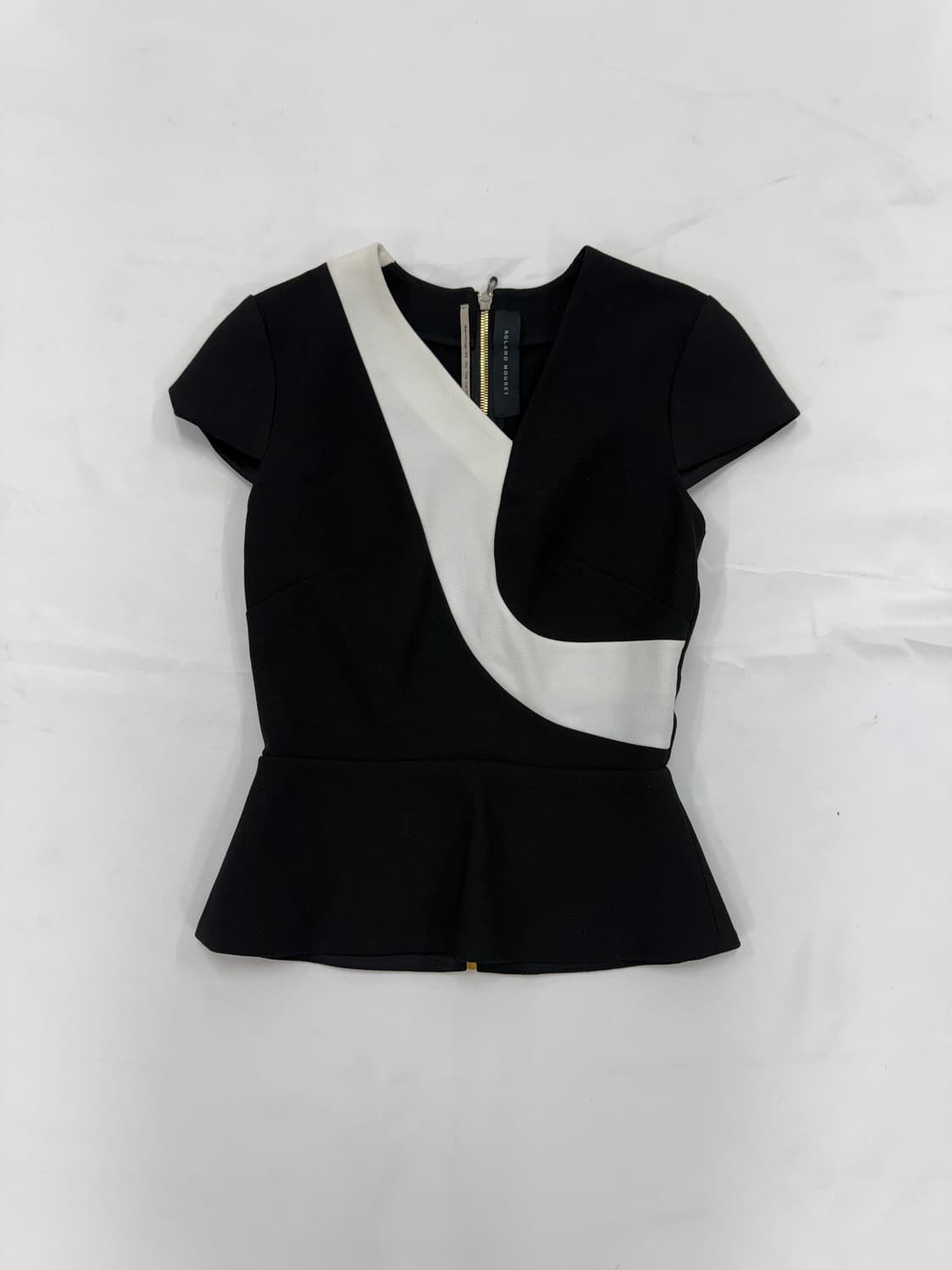 Roland Mouret 롤랑뮤레 배색 블라우스 상품이미지1