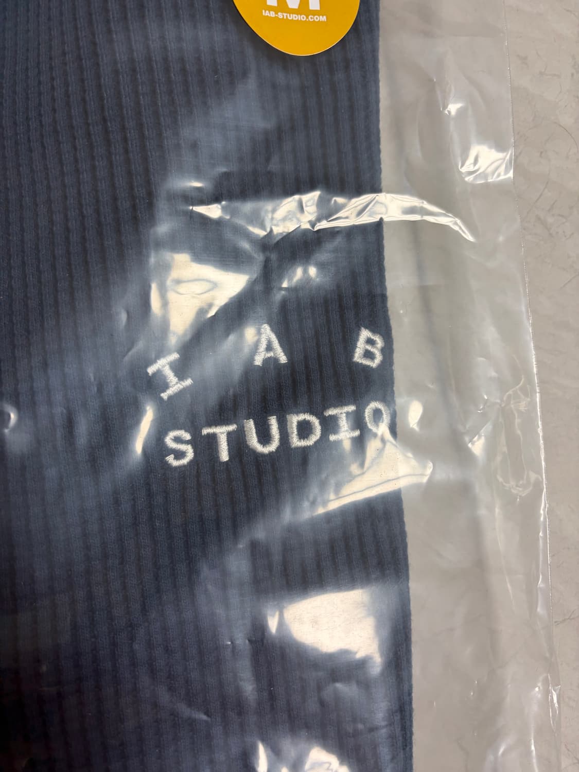 아이앱 와플 롱슬리브 네이비 m 새상품 상품이미지3