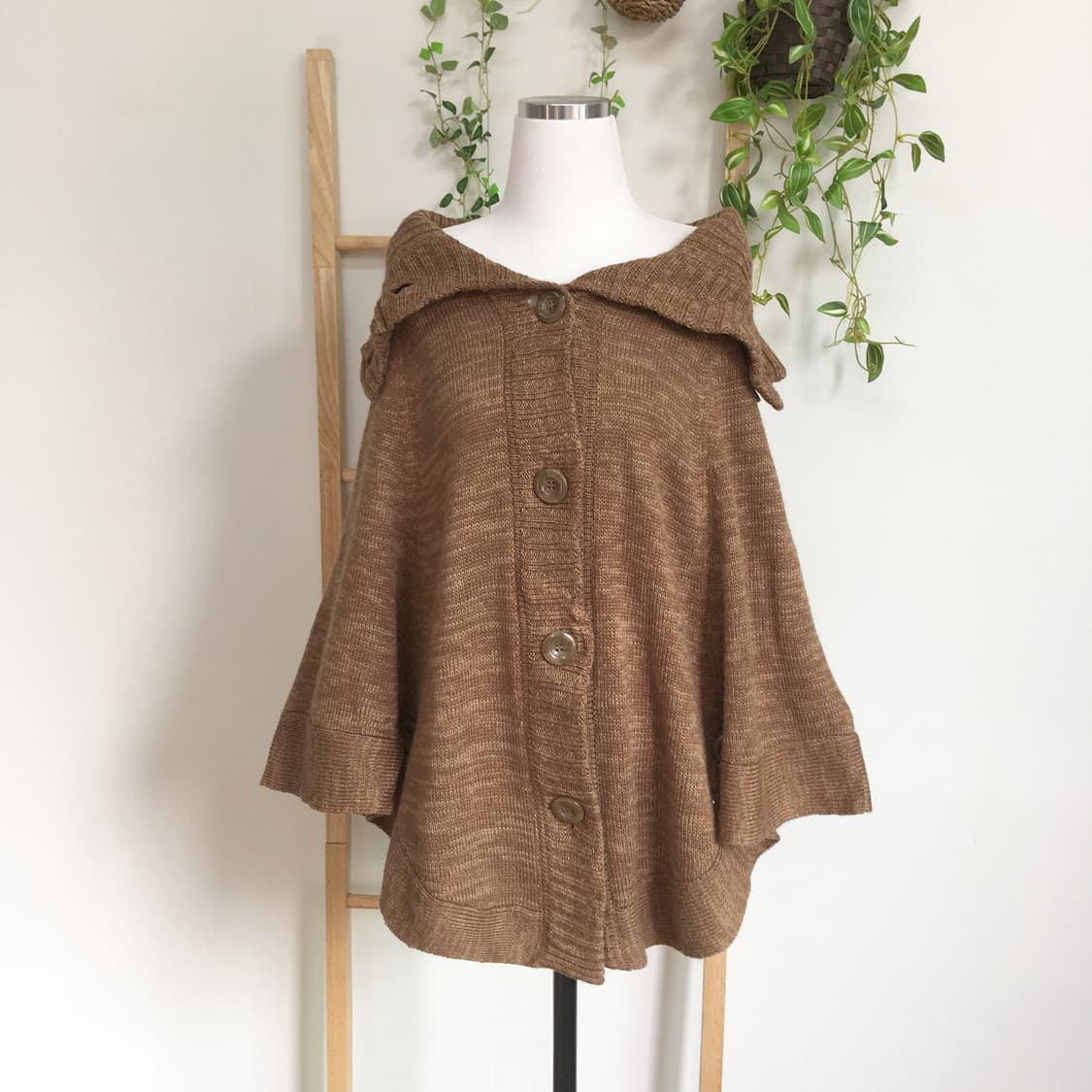 JPN/ 브라운케이프 케이프 모리걸케이프 라떼케이프  상품이미지1